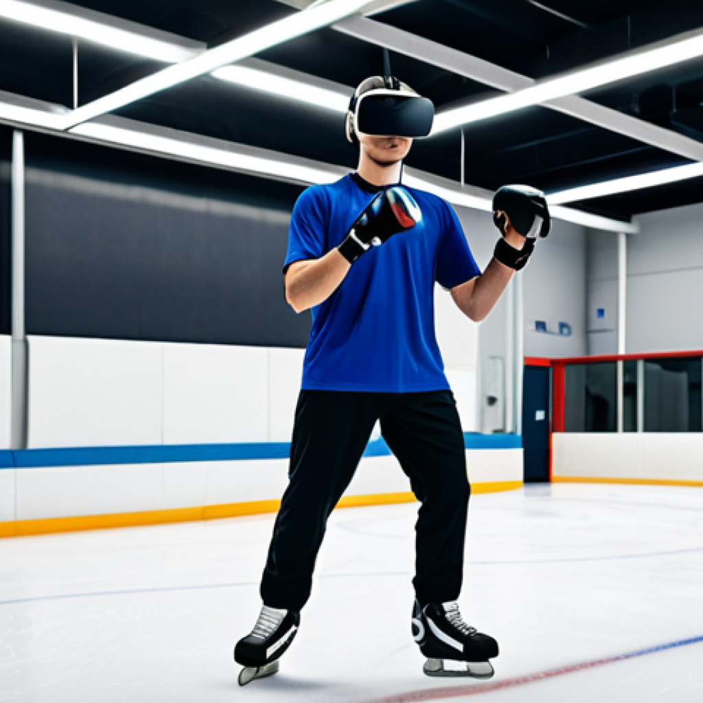 스포츠게임과 스포츠 문화의 융합 - VR Training**

"A young, focused athlete wearing a VR headset, fully immersed in a virtual training ...